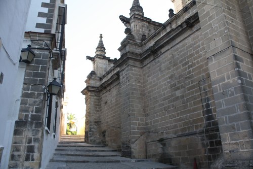 jalanan samping gereja Jerez